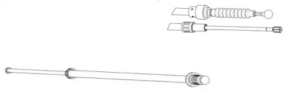 Трос CEF VW02187