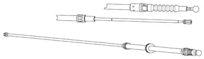 Трос CEF VW02203