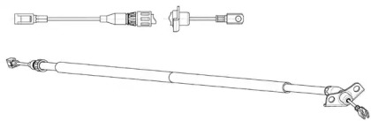 Трос CEF VW02204