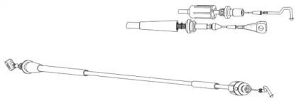 Тросик газа CEF VW04195