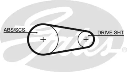 Ремень ГРМ GATES 5203XS