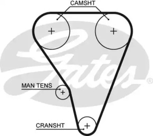 Ремень ГРМ GATES 5289XS