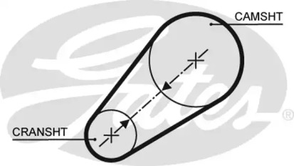 Ремень ГРМ GATES 5498XS