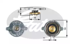 Крышка, радиатор GATES RC116