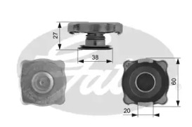 Запор GATES RC129