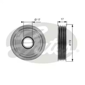 Ролик GATES T36054