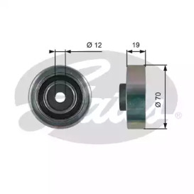 Натяжной ролик, поликлиновойремень GATES T36278
