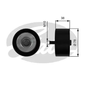 Паразитный / ведущий ролик, поликлиновой ремень GATES T36623