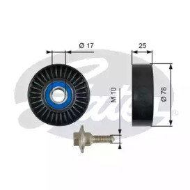 Ролик GATES T38055