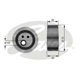 Натяжной ролик, поликлиновойремень GATES T38229