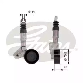 Натяжной ролик, поликлиновойремень GATES T39113