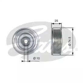 Натяжной ролик, поликлиновойремень GATES T39285