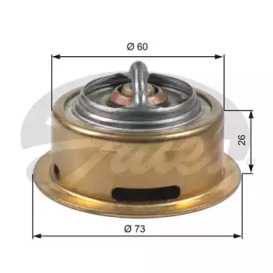 Термостат, охлаждающая жидкость GATES TH47370G1