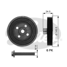 Ременный шкив GATES TVD1057A