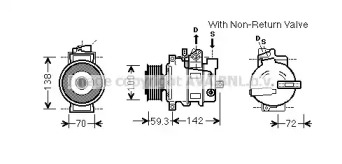 Компрессор PRASCO AIK334