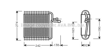 Испаритель PRASCO CRV057