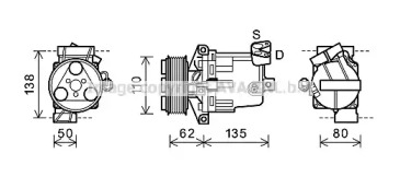 Компрессор PRASCO DNK342