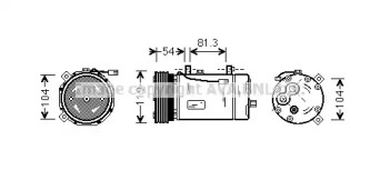 Компрессор PRASCO FDAK306