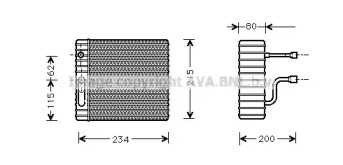 Испаритель PRASCO FDV089