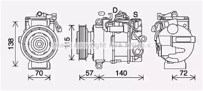 Компрессор PRASCO MSK708