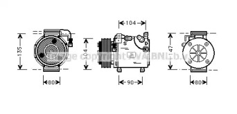 Компрессор PRASCO MTK037