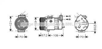 Компрессор PRASCO OLK483