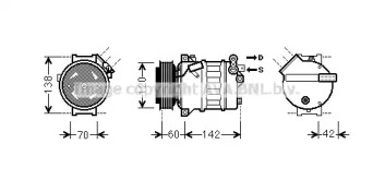 Компрессор PRASCO OLK543