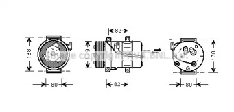 Компрессор PRASCO VOAK054