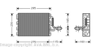 Испаритель PRASCO VWV168