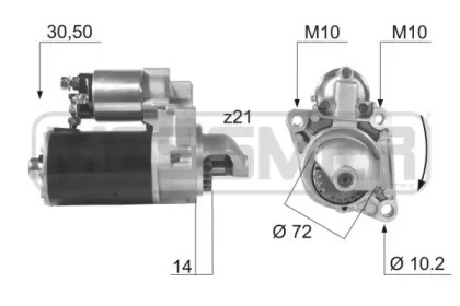 Стартер MESSMER 220034