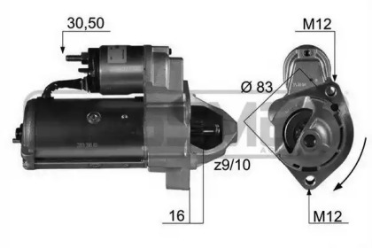 Стартер MESSMER 220037