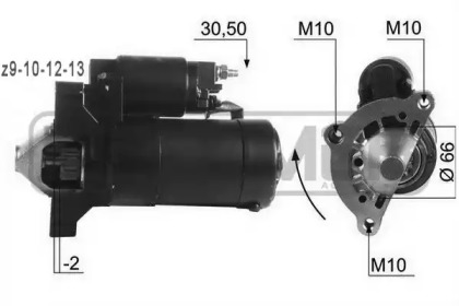 Стартер MESSMER 220074