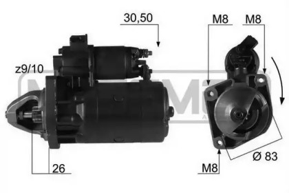 Стартер MESSMER 220123