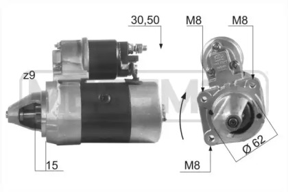 Стартер MESSMER 220162