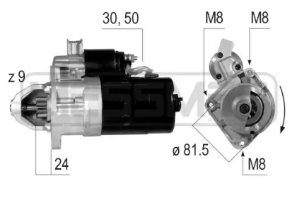 Стартер MESSMER 220165