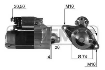 Стартер MESSMER 220209