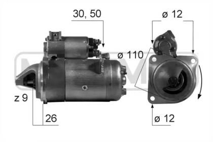 Стартер MESSMER 220282