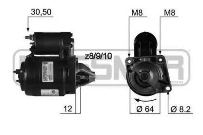 Стартер MESSMER 220360