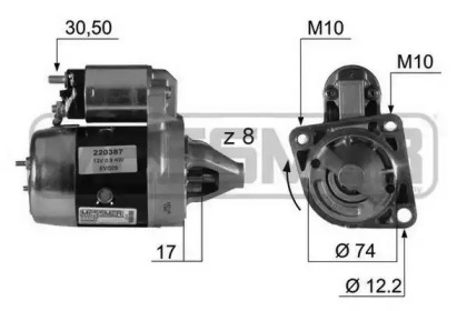 Стартер MESSMER 220387