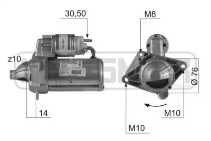 Стартер MESSMER 220453