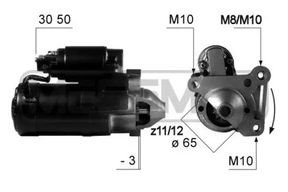 Стартер MESSMER 220458