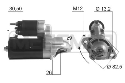 Стартер MESSMER 220476