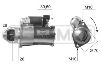 Стартер MESSMER 220477