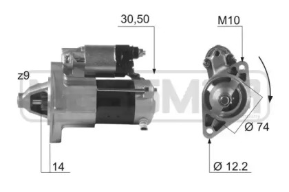 Стартер MESSMER 220486