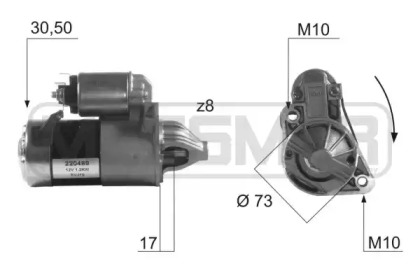 Стартер MESSMER 220489