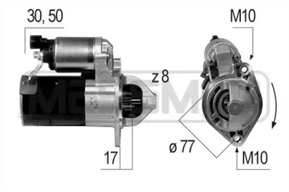 Стартер MESSMER 220543