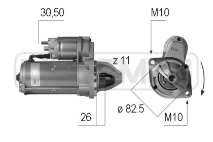 Стартер MESSMER 220551