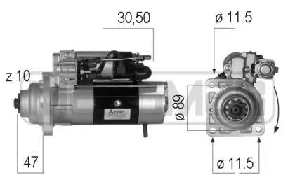 Стартер MESSMER 220554