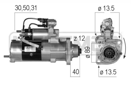 Стартер MESSMER 220557