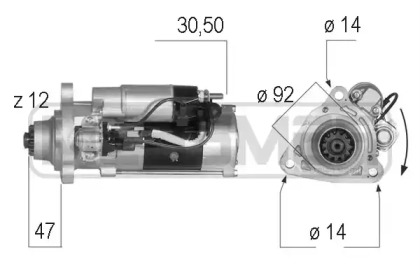 Стартер MESSMER 220561